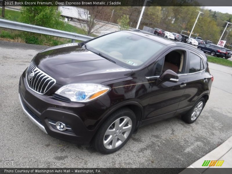 Deep Espresso Brown Metallic / Saddle 2015 Buick Encore Premium