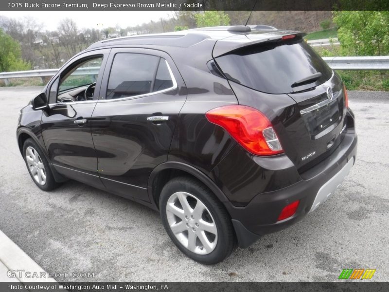 Deep Espresso Brown Metallic / Saddle 2015 Buick Encore Premium