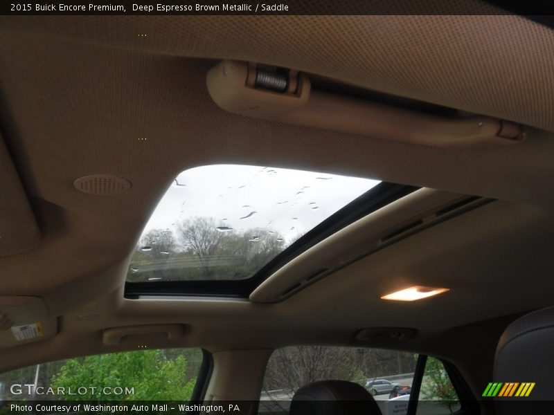 Deep Espresso Brown Metallic / Saddle 2015 Buick Encore Premium