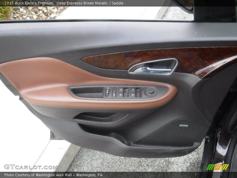 Deep Espresso Brown Metallic / Saddle 2015 Buick Encore Premium