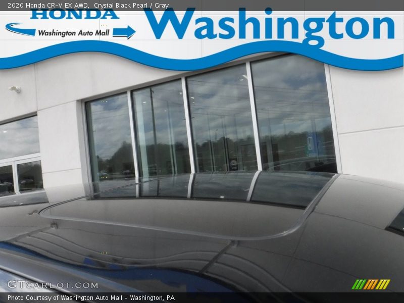 Crystal Black Pearl / Gray 2020 Honda CR-V EX AWD