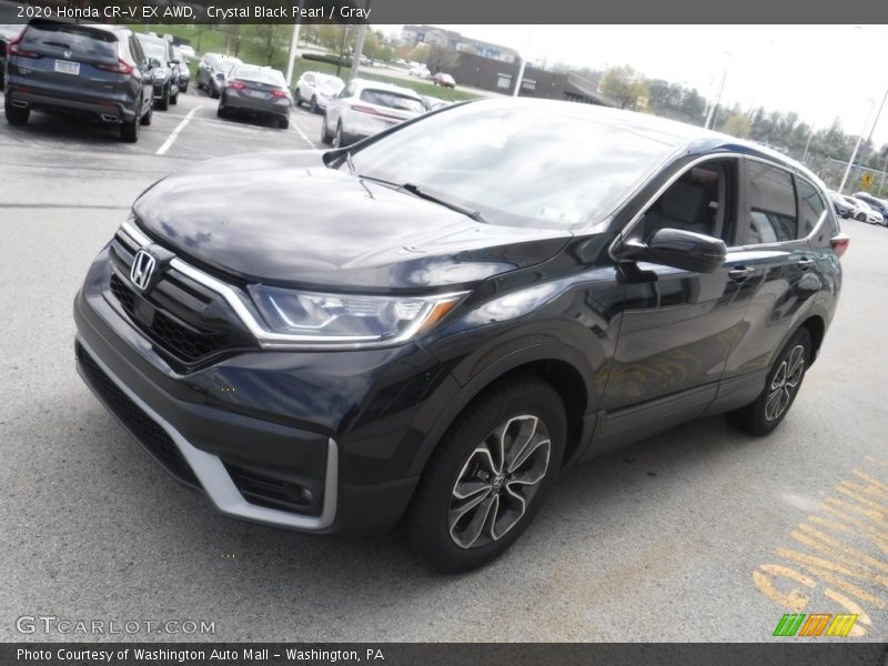 Crystal Black Pearl / Gray 2020 Honda CR-V EX AWD