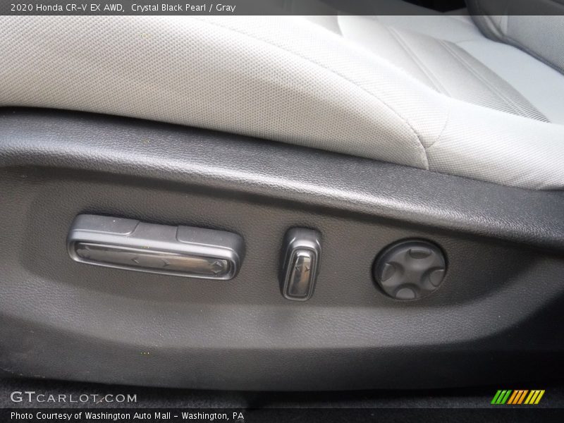 Crystal Black Pearl / Gray 2020 Honda CR-V EX AWD