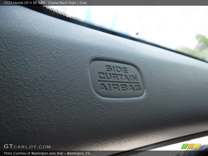 Crystal Black Pearl / Gray 2020 Honda CR-V EX AWD