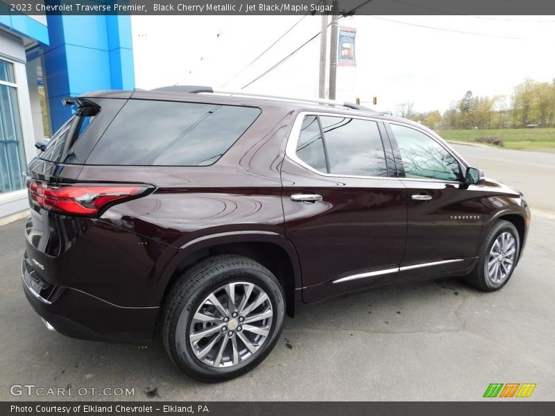 Black Cherry Metallic / Jet Black/Maple Sugar 2023 Chevrolet Traverse Premier