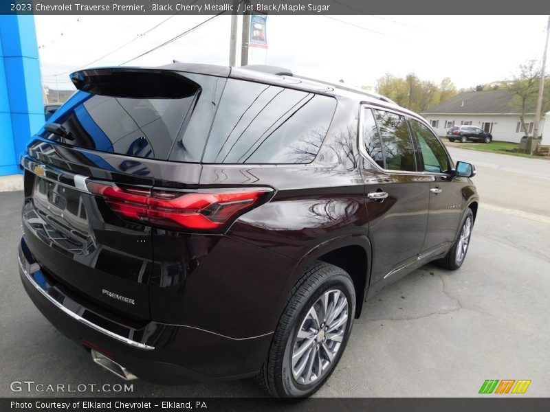 Black Cherry Metallic / Jet Black/Maple Sugar 2023 Chevrolet Traverse Premier