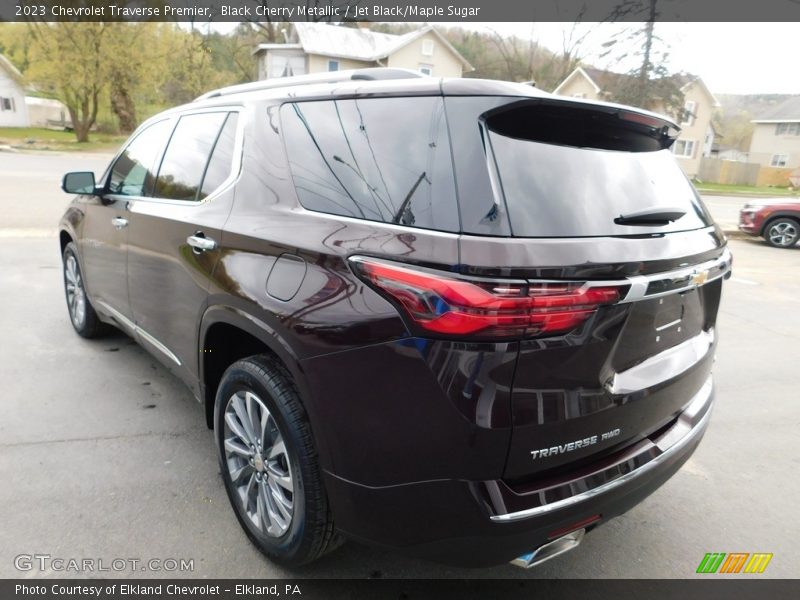 Black Cherry Metallic / Jet Black/Maple Sugar 2023 Chevrolet Traverse Premier