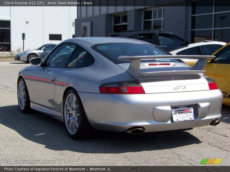 Arctic Silver Metallic / Black 2004 Porsche 911 GT3
