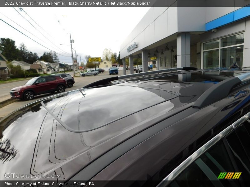 Black Cherry Metallic / Jet Black/Maple Sugar 2023 Chevrolet Traverse Premier