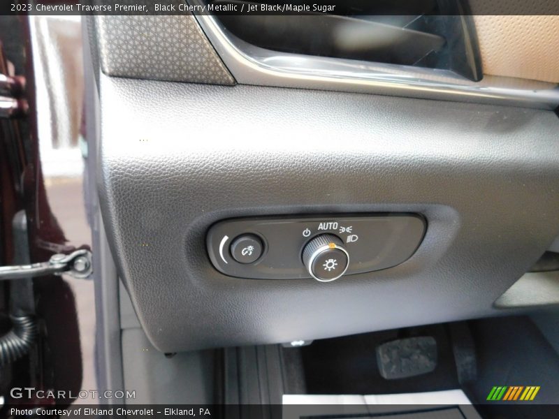 Black Cherry Metallic / Jet Black/Maple Sugar 2023 Chevrolet Traverse Premier