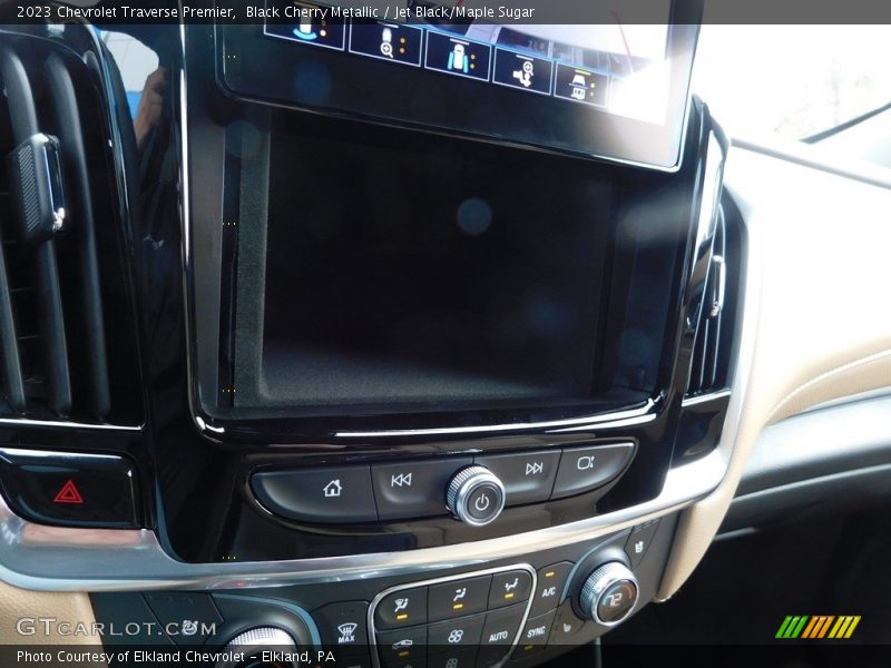 Black Cherry Metallic / Jet Black/Maple Sugar 2023 Chevrolet Traverse Premier