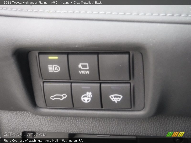 Magnetic Gray Metallic / Black 2021 Toyota Highlander Platinum AWD