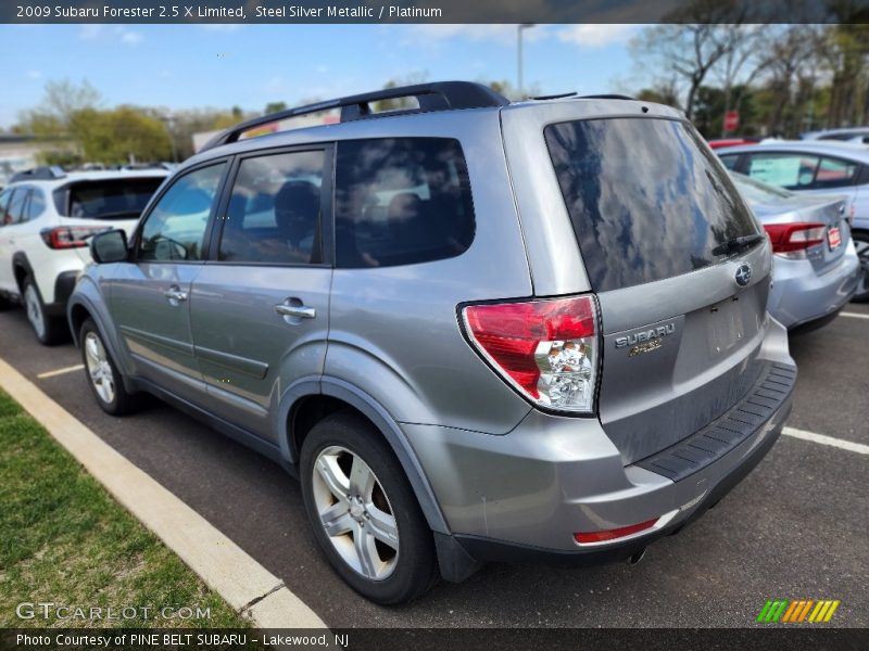 Steel Silver Metallic / Platinum 2009 Subaru Forester 2.5 X Limited