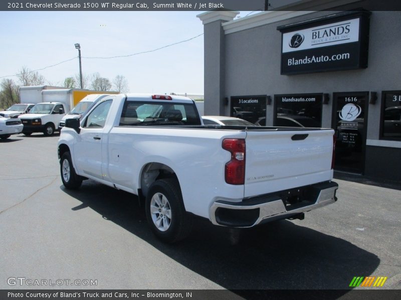 Summit White / Jet Black 2021 Chevrolet Silverado 1500 WT Regular Cab