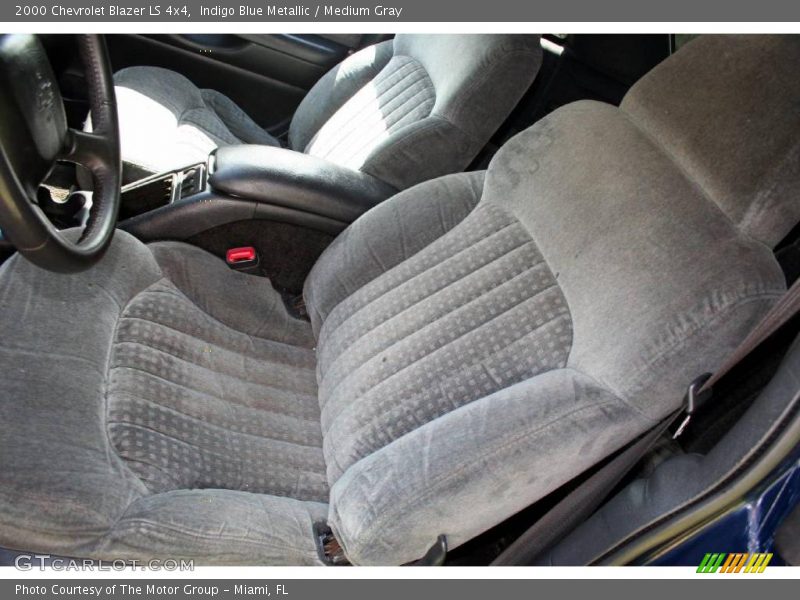 Indigo Blue Metallic / Medium Gray 2000 Chevrolet Blazer LS 4x4