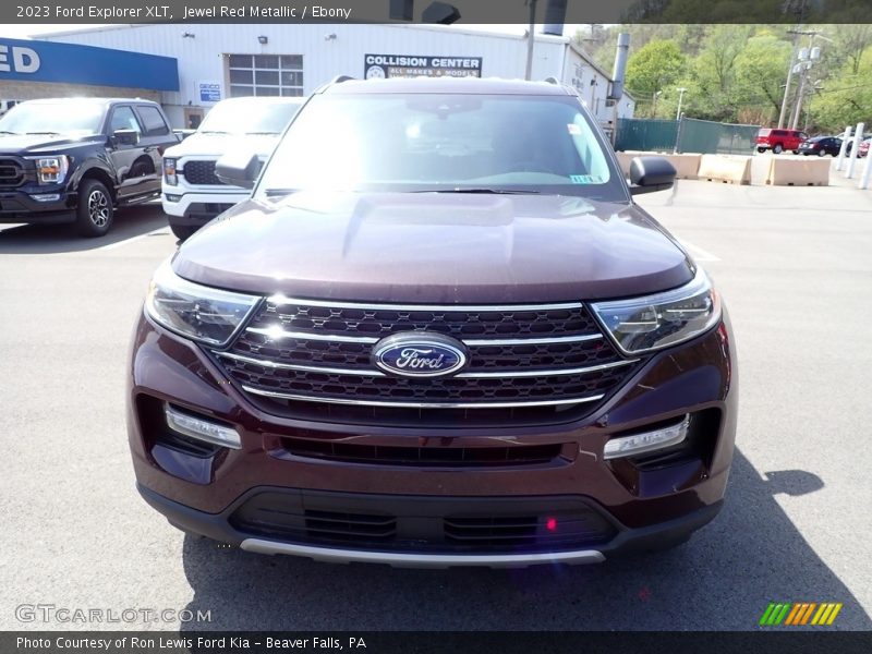 Jewel Red Metallic / Ebony 2023 Ford Explorer XLT