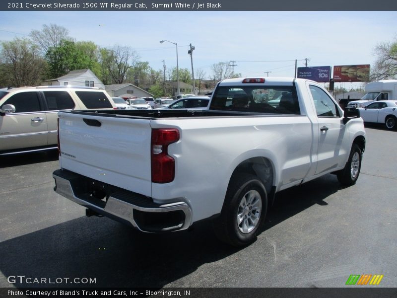 Summit White / Jet Black 2021 Chevrolet Silverado 1500 WT Regular Cab