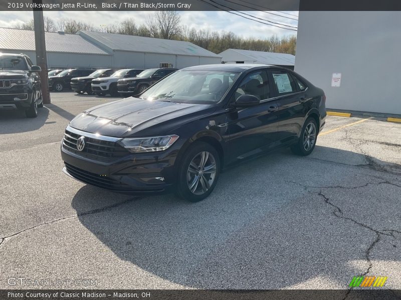 Black / Titan Black/Storm Gray 2019 Volkswagen Jetta R-Line