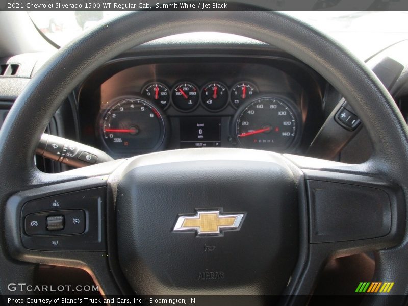 Summit White / Jet Black 2021 Chevrolet Silverado 1500 WT Regular Cab