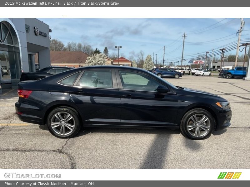 Black / Titan Black/Storm Gray 2019 Volkswagen Jetta R-Line