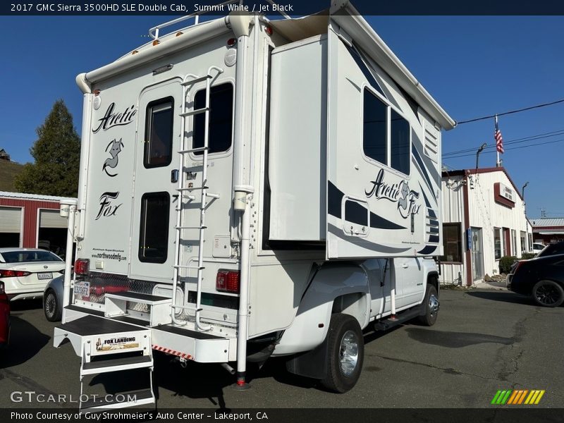 Summit White / Jet Black 2017 GMC Sierra 3500HD SLE Double Cab