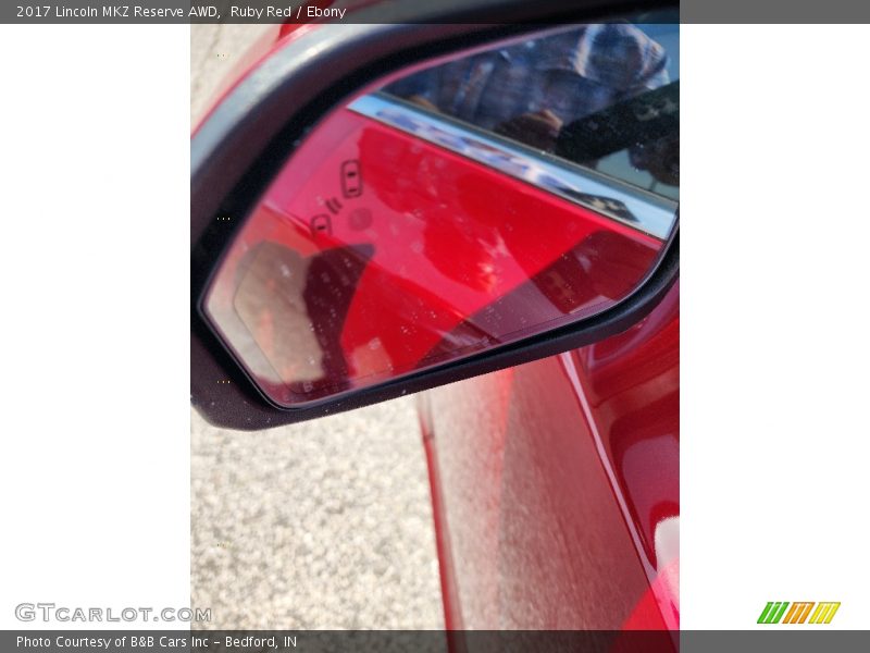 Ruby Red / Ebony 2017 Lincoln MKZ Reserve AWD