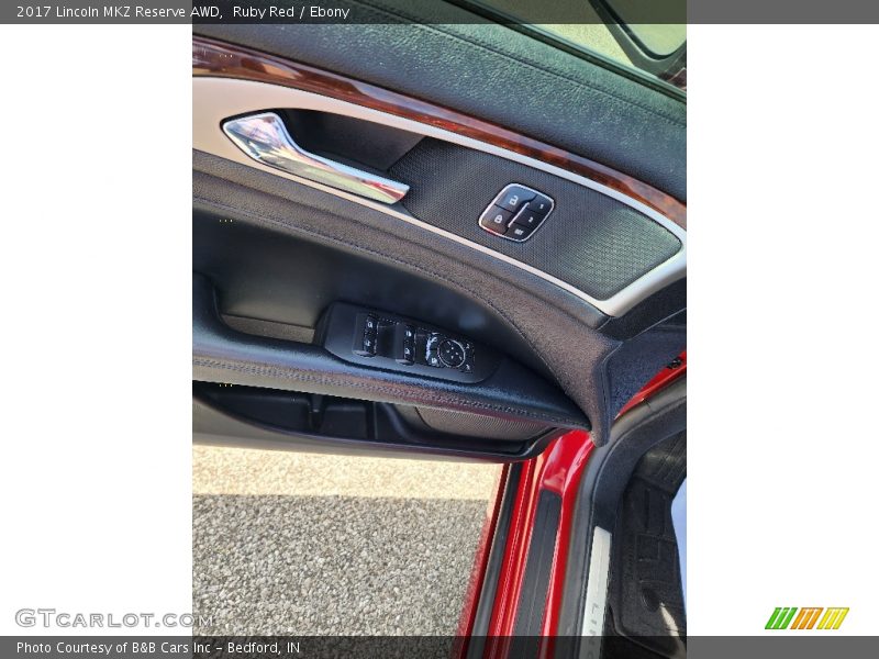 Ruby Red / Ebony 2017 Lincoln MKZ Reserve AWD