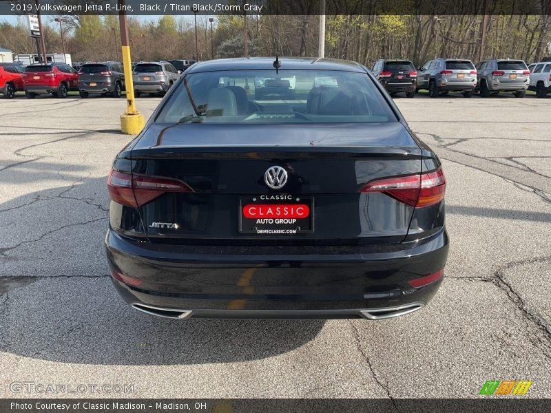 Black / Titan Black/Storm Gray 2019 Volkswagen Jetta R-Line