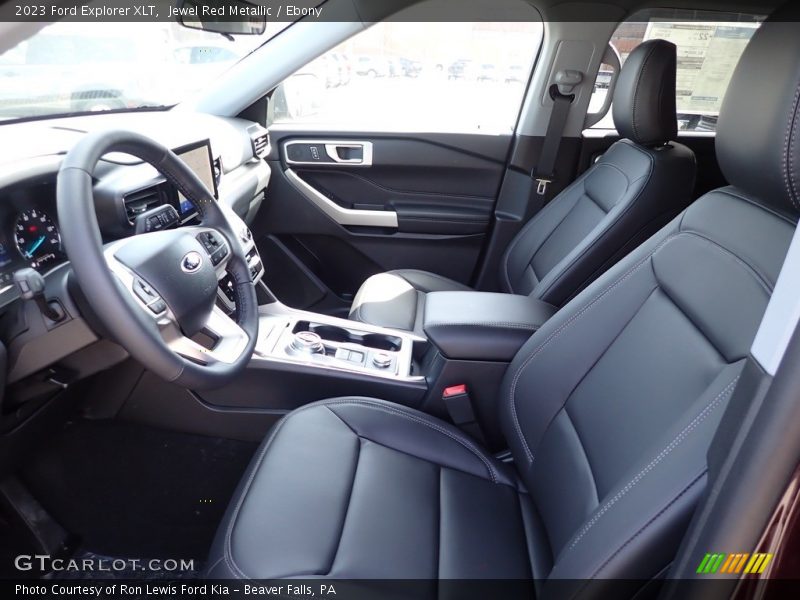 Front Seat of 2023 Explorer XLT