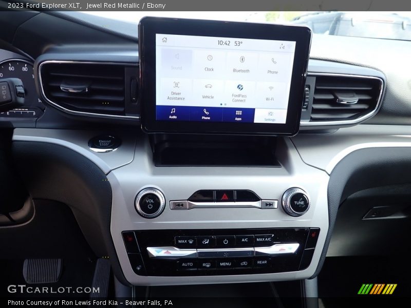 Jewel Red Metallic / Ebony 2023 Ford Explorer XLT