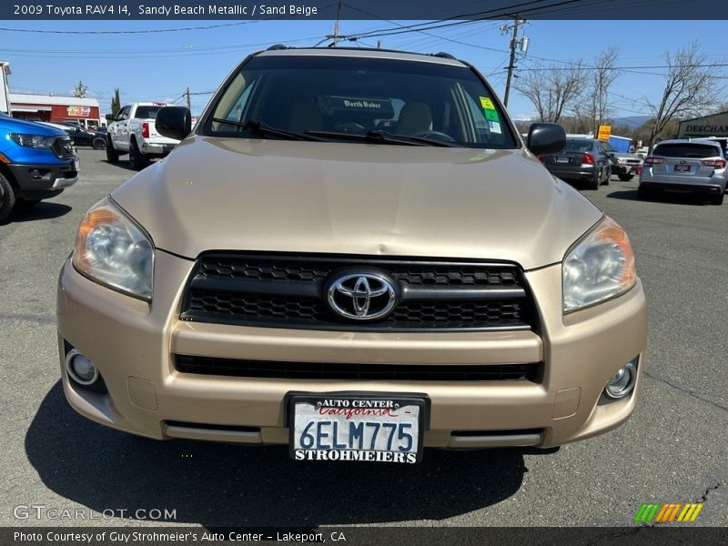 Sandy Beach Metallic / Sand Beige 2009 Toyota RAV4 I4