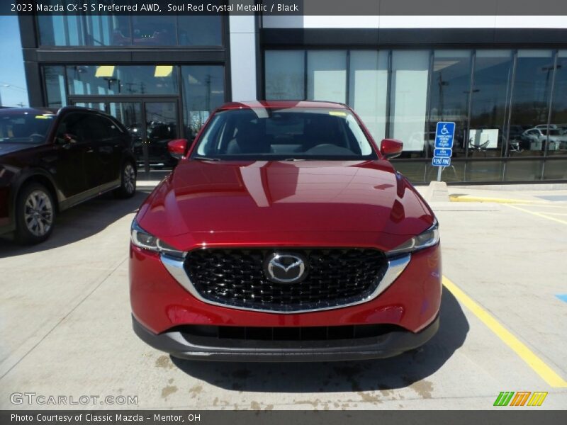 Soul Red Crystal Metallic / Black 2023 Mazda CX-5 S Preferred AWD