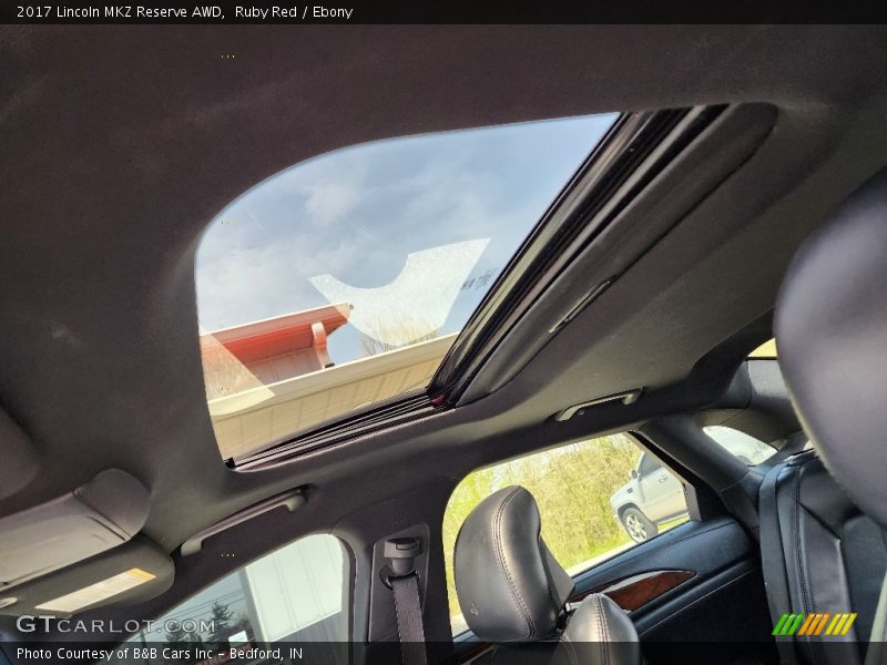 Ruby Red / Ebony 2017 Lincoln MKZ Reserve AWD