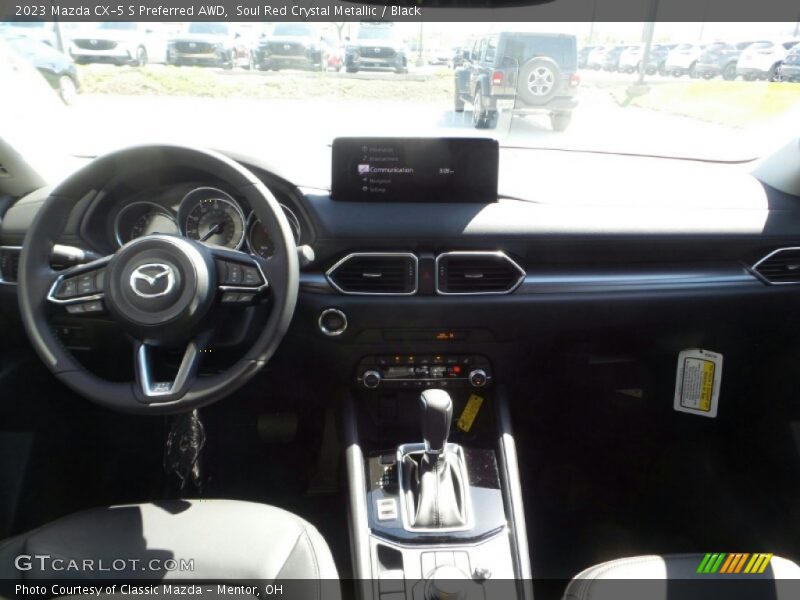 Soul Red Crystal Metallic / Black 2023 Mazda CX-5 S Preferred AWD
