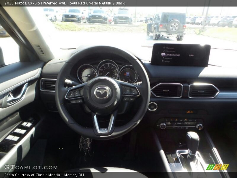 Soul Red Crystal Metallic / Black 2023 Mazda CX-5 S Preferred AWD