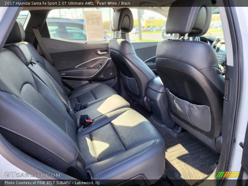Pearl White / Black 2017 Hyundai Santa Fe Sport 2.0T Ulitimate AWD