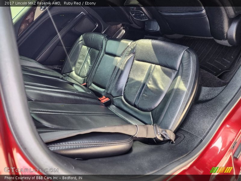 Ruby Red / Ebony 2017 Lincoln MKZ Reserve AWD
