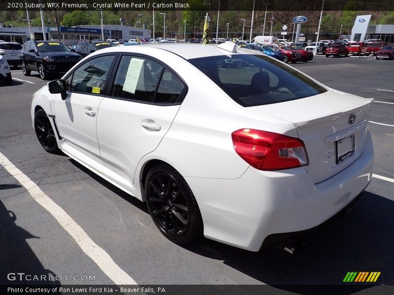 Crystal White Pearl / Carbon Black 2020 Subaru WRX Premium