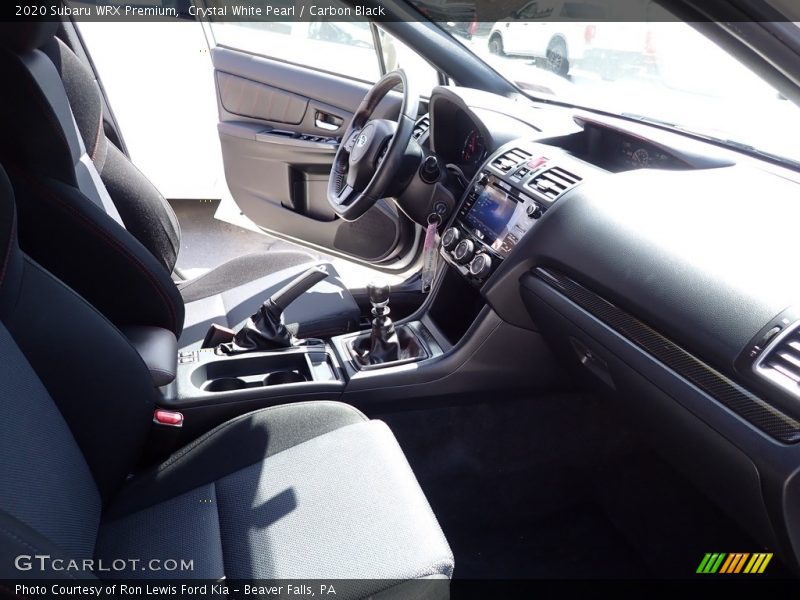 Crystal White Pearl / Carbon Black 2020 Subaru WRX Premium