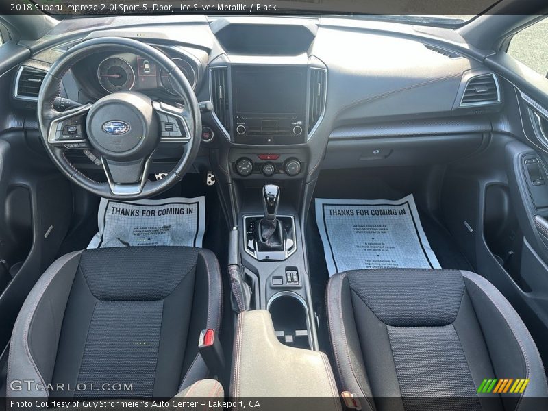  2018 Impreza 2.0i Sport 5-Door Black Interior