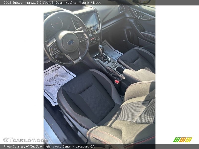 Front Seat of 2018 Impreza 2.0i Sport 5-Door