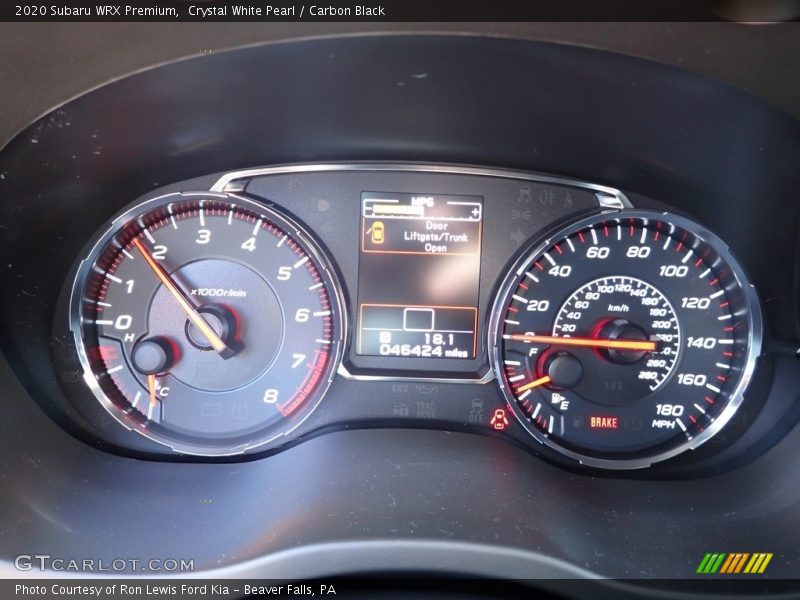  2020 WRX Premium Premium Gauges