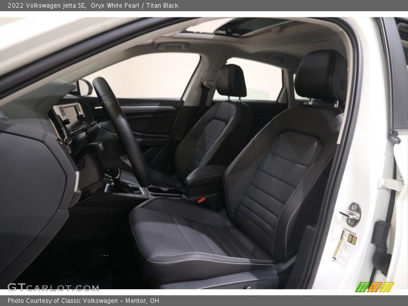 Front Seat of 2022 Jetta SE
