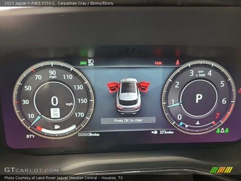  2023 F-PACE P250 S P250 S Gauges