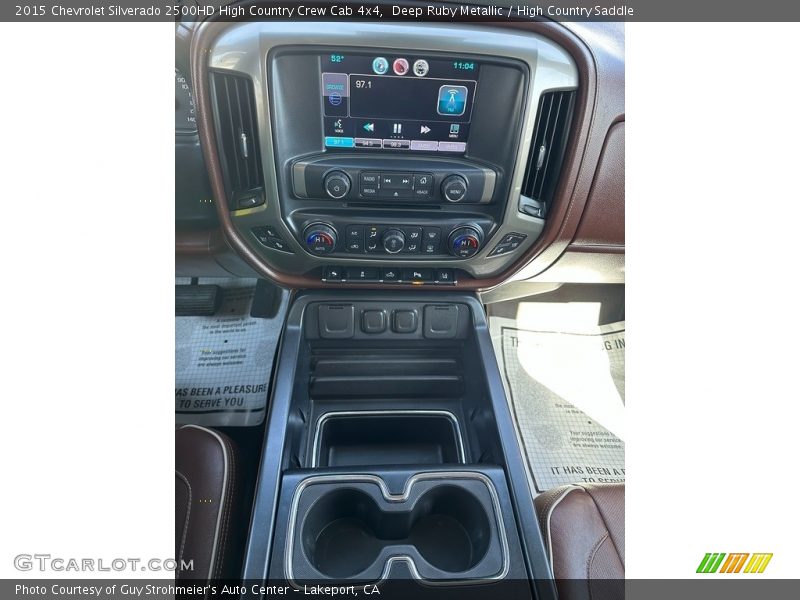 Controls of 2015 Silverado 2500HD High Country Crew Cab 4x4