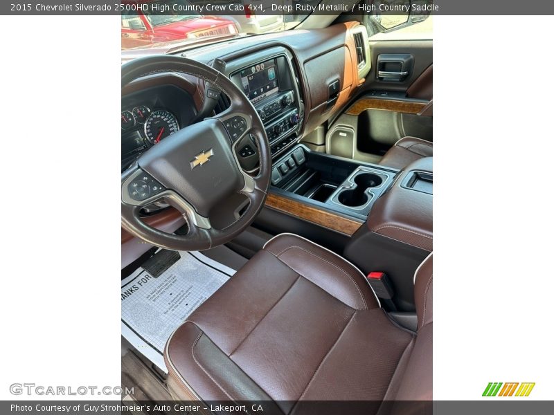 Front Seat of 2015 Silverado 2500HD High Country Crew Cab 4x4
