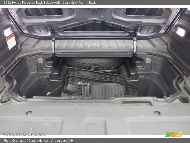  2022 Ridgeline Black Edition AWD Trunk