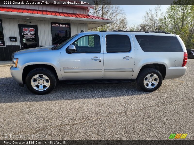 Silver Ice Metallic / Ebony 2012 Chevrolet Suburban LT 4x4