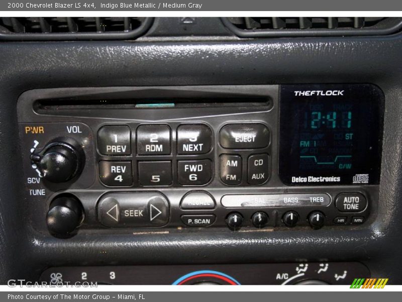 Indigo Blue Metallic / Medium Gray 2000 Chevrolet Blazer LS 4x4