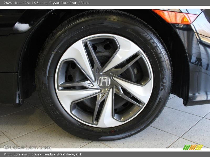 Crystal Black Pearl / Black 2020 Honda Civic LX Sedan